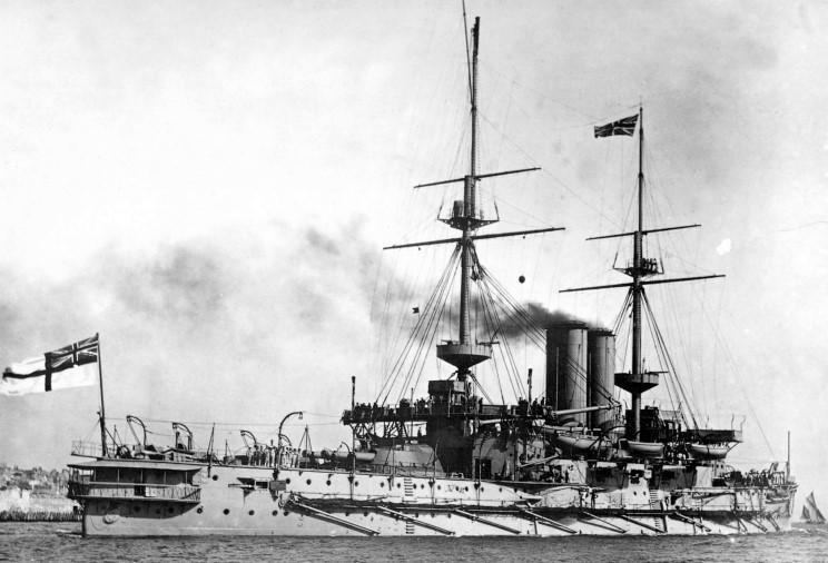 HMS Goliath (1898) 12 in Canopus class predreadnought battleship HMS Goliath in