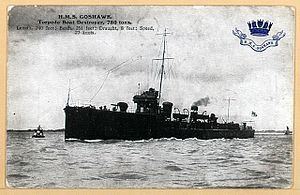 HMS Goshawk (1911) httpsuploadwikimediaorgwikipediacommonsthu