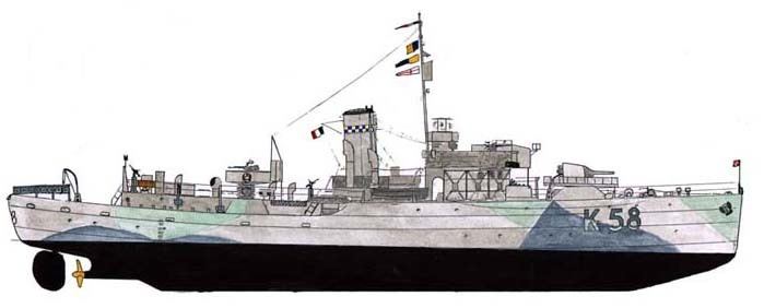 HMS Harvester (H19) Naval Warfare HMS Harvester H19
