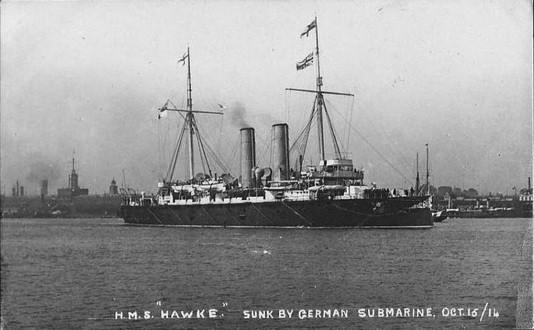 HMS Hawke (1891) TIP Titanic Related Ships Hawke Royal Navy