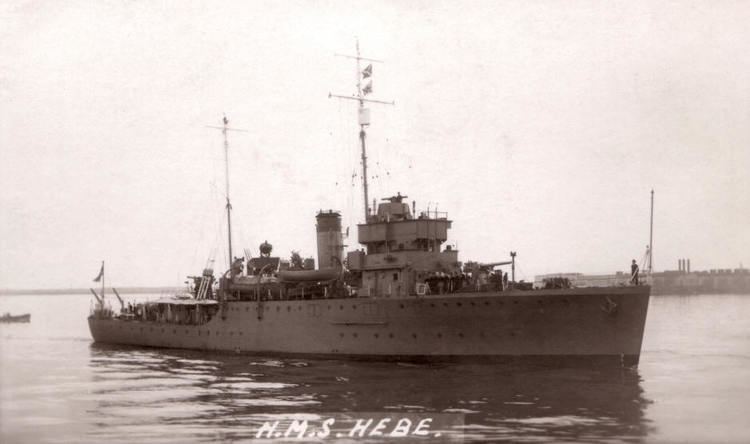 HMS Hebe (J24) HMS Hebe Halcyon Class Minesweeper