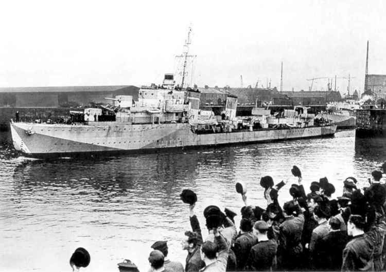 HMS Hesperus (H57) DD HMS Hesperus H57 Torpdov lod