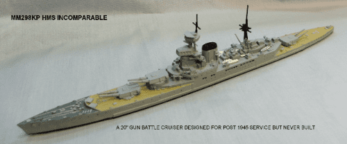 Miniature of HMS Incomparable