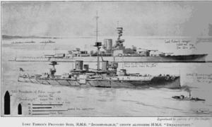 Sketch of HMS Incomparable