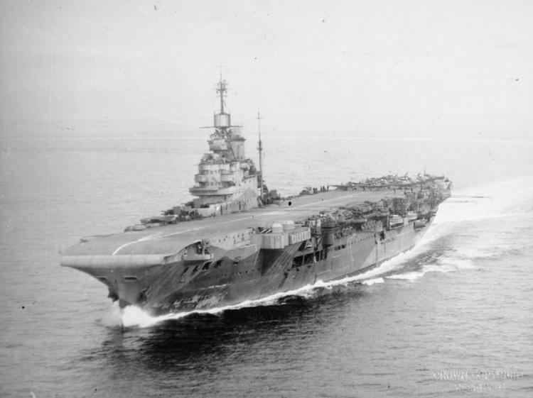 HMS Indomitable (92) FileHMS Indomitable 92 underway 1943jpg Wikimedia Commons