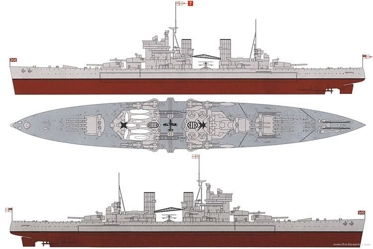 HMS King George V (41) naval ship blueprint naval ships references Pinterest King