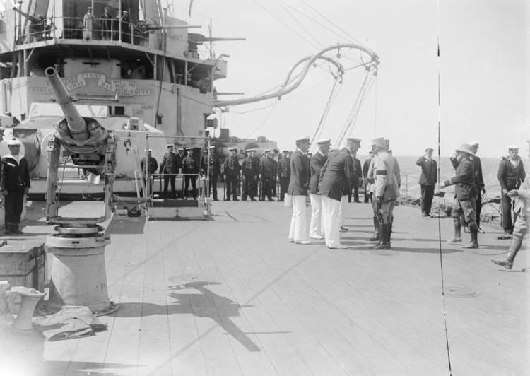 HMS Lord Nelson (1906) FileAdmirals and Generals on HMS Lord Nelson at Gallipoli 1915jpg