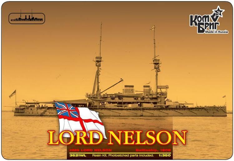 HMS Lord Nelson (1906) 1350 Resin Kit HMS Lord Nelson Battleship 1908 Full Hull version