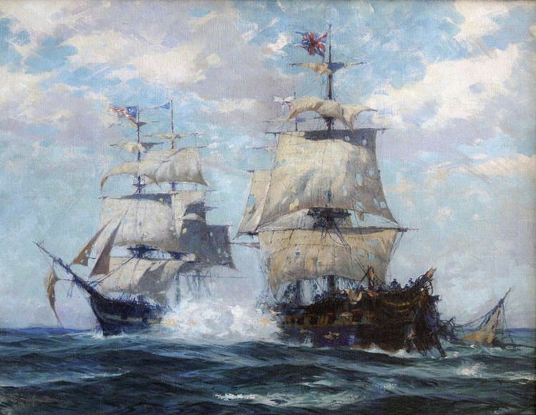 HMS Macedonian Gordon Hope Grant American 18751962 USS UNITED STATES Bombards