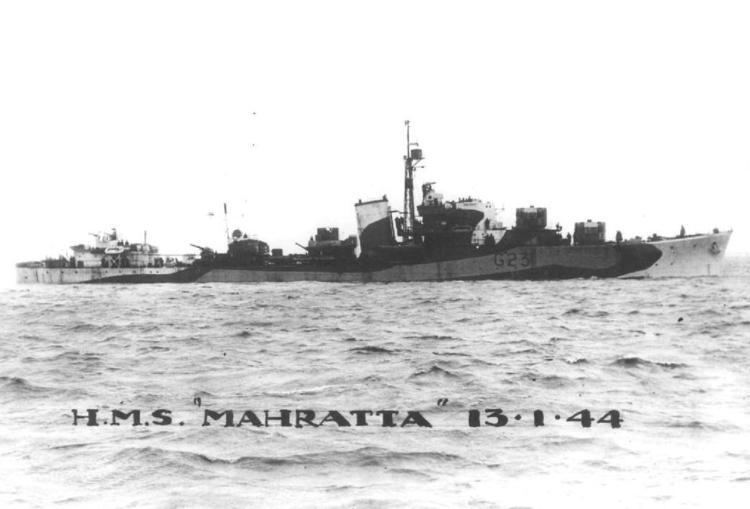 HMS Mahratta (G23) wwwnavalhistorynetPhoto10ddMahratta1NPJPG