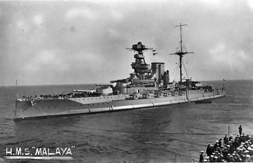 HMS Malaya Roll of Honour Ships HMS Malaya