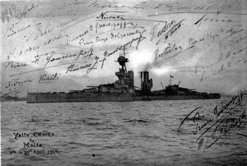 HMS Marlborough (1912) Rescue of the Imperial family from Yalta 1919 Blog amp Alexander