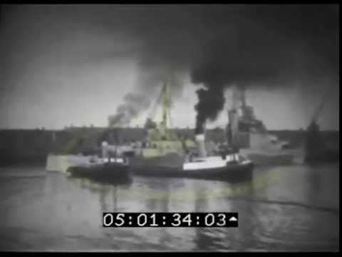 HMS Mauritius (80) Tugboat convoys to WW2 warship HMS Mauritius 80 Newcastle Upn