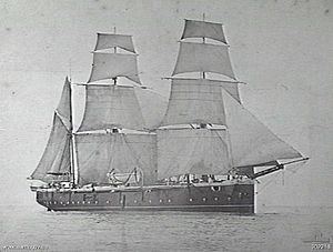 HMS Miranda (1879) httpsuploadwikimediaorgwikipediacommonsthu