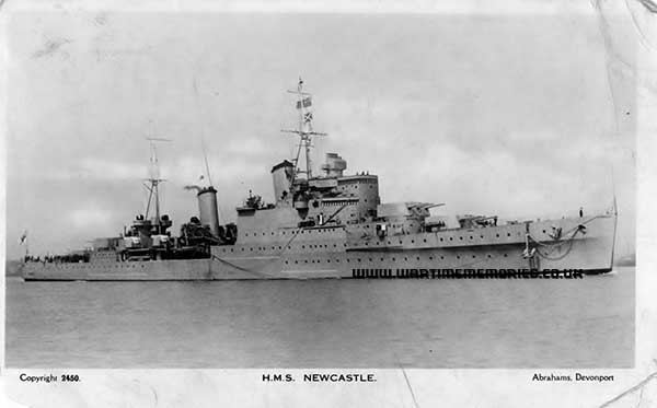 HMS Newcastle (C76) HMS Newcastle in the Second World War 19391945 The Wartime