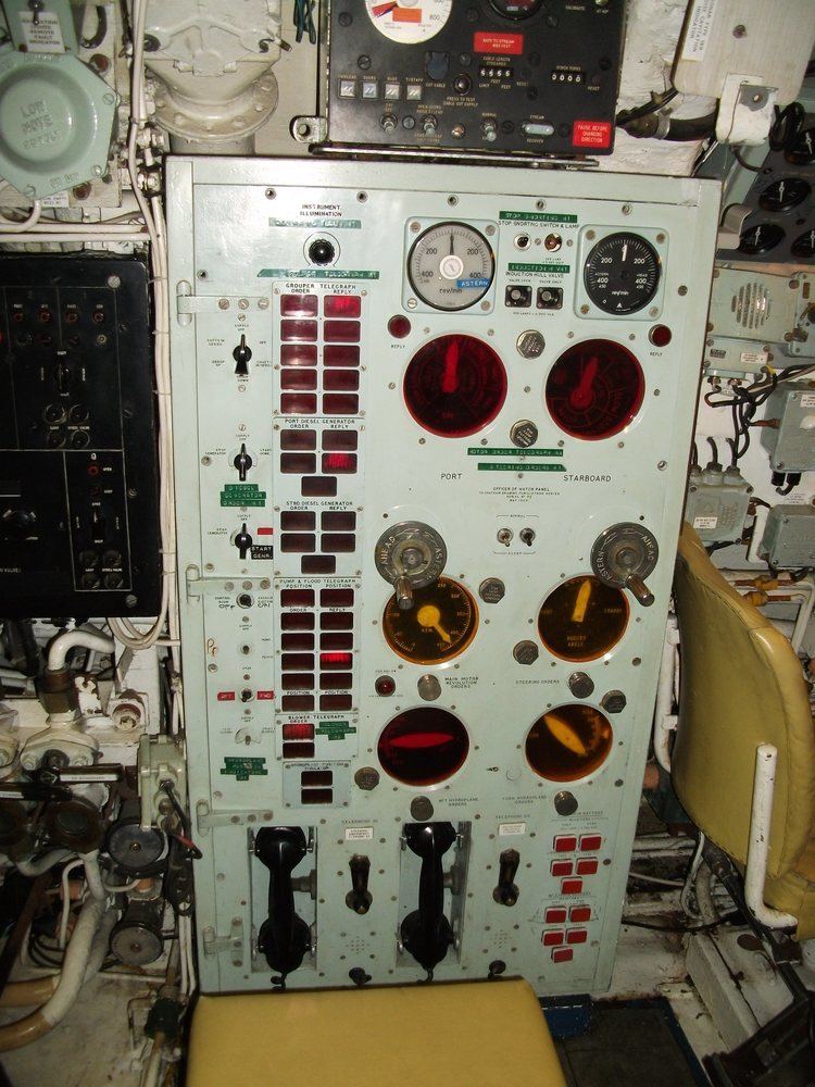 HMS Ocelot (S17) FileHMS Ocelot 1962 control room engine telegraphJPG Wikimedia