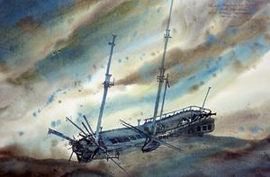 HMS Ontario (1780) Shipwrecks Roland E Stevens III quotChipquot AIA NWS TWSA