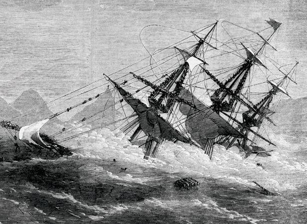 HMS Orpheus (1860) New Zealand39s worst shipwreck NZHistory New Zealand history online