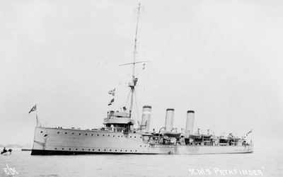 HMS Pathfinder (1904) Scout cruiser HMS 39Pathfinder39 1904 unknown Royal Museums