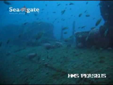 HMS Perseus (N36) wwwseagategr HMS PERSEUS submarine wreck YouTube