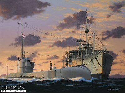 HMS Poseidon by Ivan Berryman.