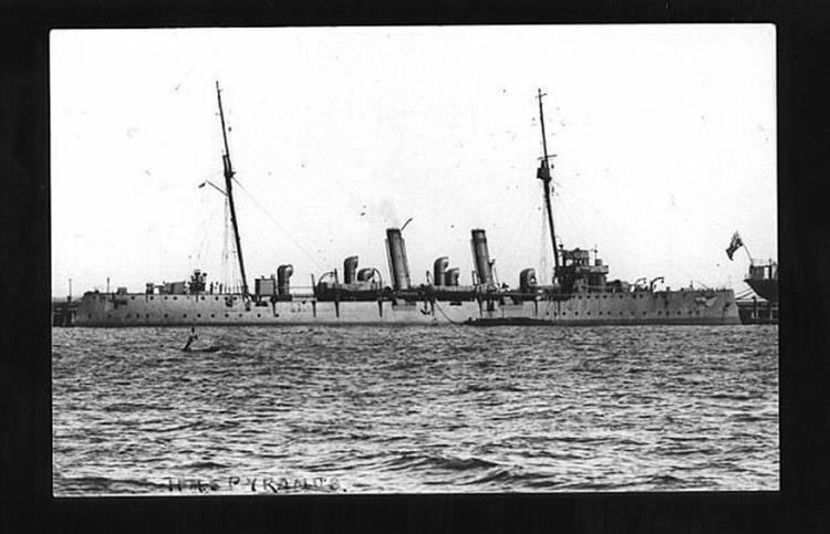 HMS Pyramus (1897) wwwnavalhistorynetPhotoWW105csPyramus1PSJPG