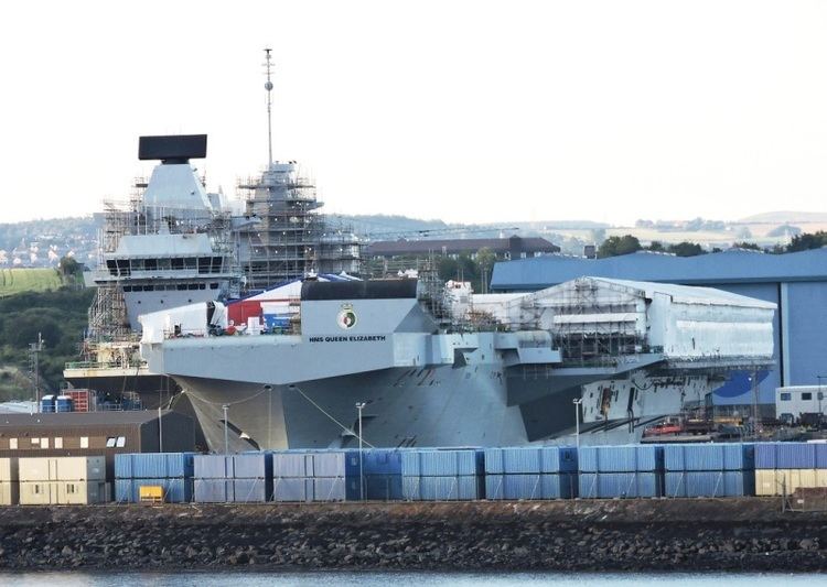 HMS Queen Elizabeth (R08) HMS QUEEN ELIZABETH R08 IMO 4907892 ShipSpottingcom Ship