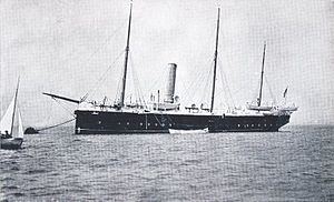 HMS Racer (1884) httpsuploadwikimediaorgwikipediaenthumb4