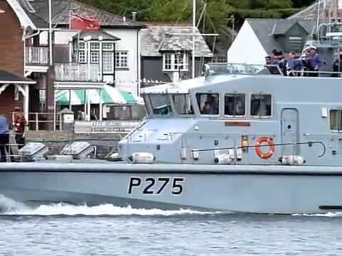 HMS Raider (P275) HMS Raider P275 Archer Class Patrol Boat in Dartmouth YouTube