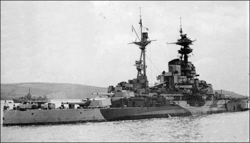 HMS Ramillies (07) HMS Ramillies 07 of the Royal Navy British Battleship of the