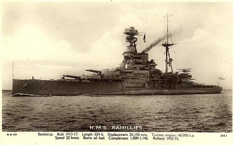 HMS Ramillies (07) BUILT 1700 1600 HMS RAMILLIES 1942SUPER FINISHEDSPECIAL