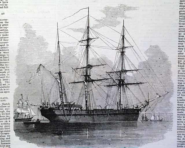 HMS Resolute (1850) Prints of the Resolute and Cronstadt RareNewspaperscom