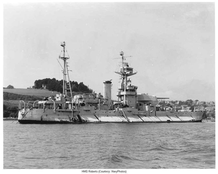 HMS Roberts (F40) HMS Roberts RN monitor WW2