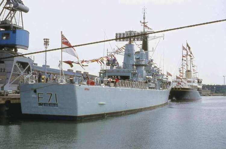 HMS Scylla (F71) HMS Scylla F71 ShipSpottingcom Ship Photos and Ship Tracker