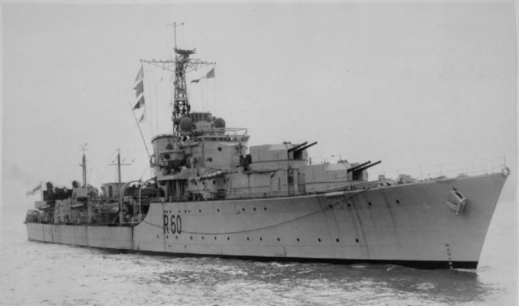 HMS Sluys (D60) httpsuploadwikimediaorgwikipediacommonscc