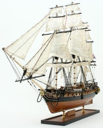 HMS Surprise (1796) HMS Surprise handcrafted model ship England 1794