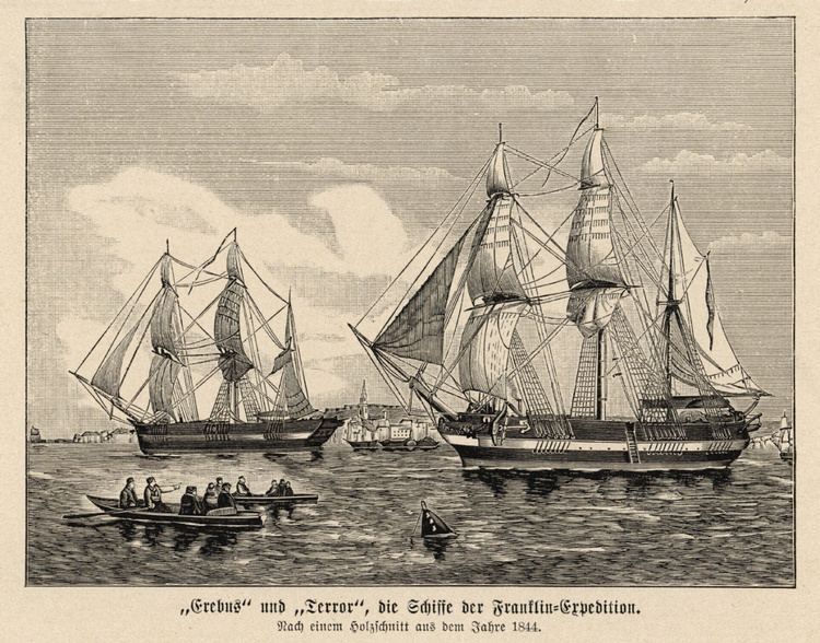 HMS Terror (1813) Franklin expedition HMS Terror bombing vessel took War of 1812 by