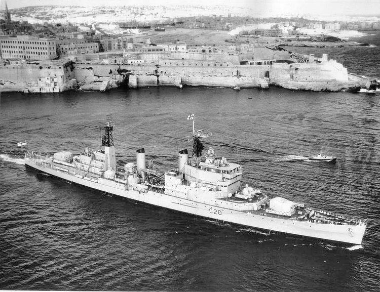 HMS Tiger (C20) wwwbarrylockyercomtigermalta19601031jpg