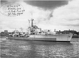HMS Trafalgar (D77) httpsuploadwikimediaorgwikipediacommonsthu