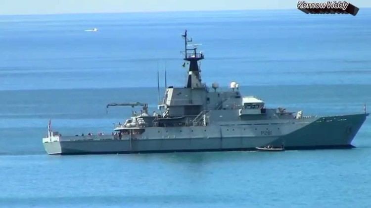 HMS Tyne (P281) Jumping From HMS Tyne P281 Royal Navy ship Offshore Newquay YouTube