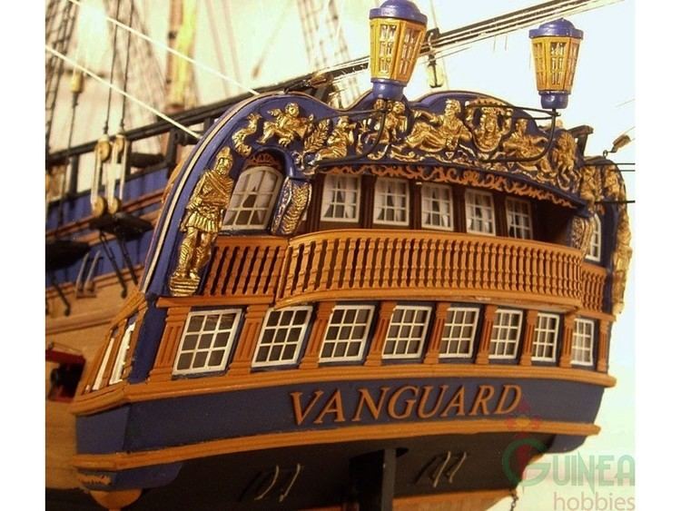 HMS Vanguard (1787) VICTORY MODELS 130004 HMS VANGUARD 1787 74 gun ship 1117 mm