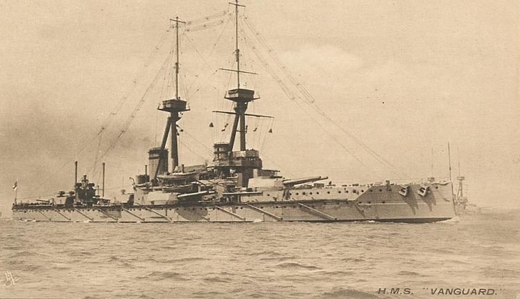 HMS Vanguard (1909) Loss of HMS VANGUARD