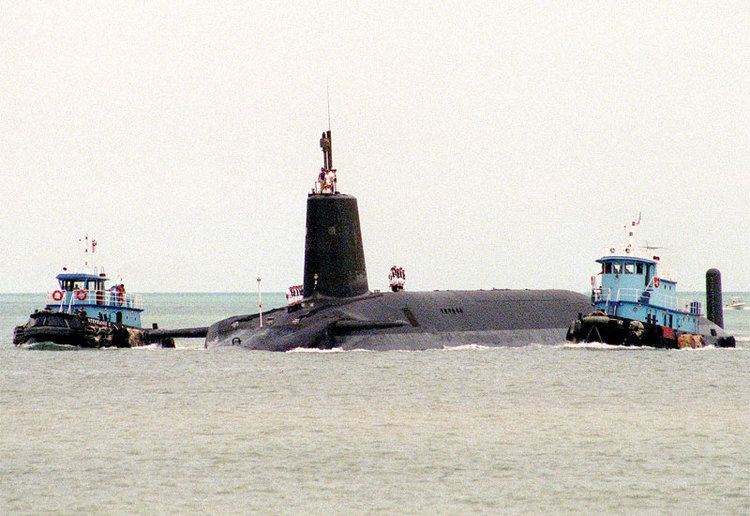 HMS Vanguard (S28) HMS Vanguard S28 Ballistic Missile Submarine