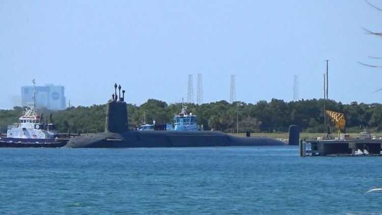 HMS Vengeance (S31) British Submarine HMS Vengeance Docks at Port Canaveral Florida