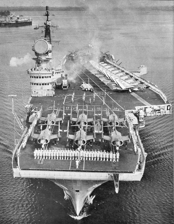 HMS Victorious (R38) HMS Victorious R38 Procedure Alpha Subic Bay Jan 1965 Navy Net