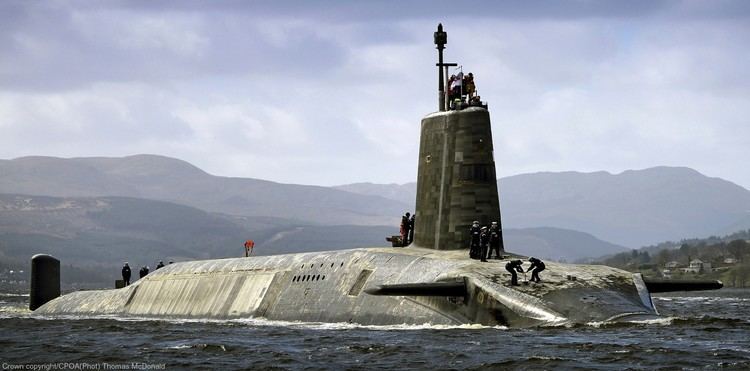 HMS Vigilant (S30) s30 hms vigilant vanguard class ssbn submarine royal navy trident ii