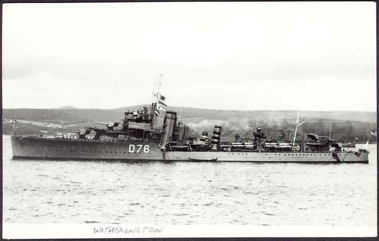HMS Witherington (D76) wwwnavalhistorynetPhoto09ddWitherington4JamesW