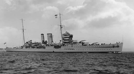 HMS York (90) HMS York 90 of the Royal Navy British Heavy cruiser of the York