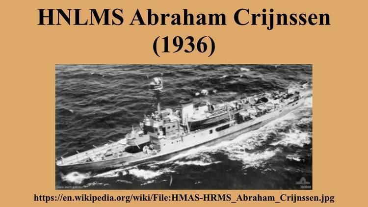 HNLMS Abraham Crijnssen (1936) HNLMS Abraham Crijnssen 1936 YouTube