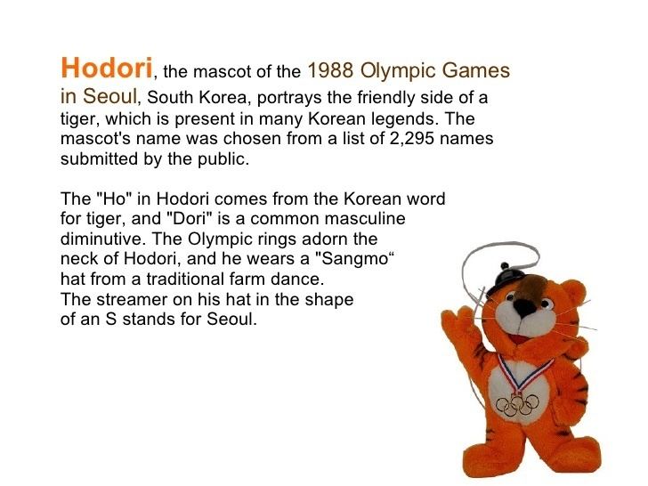 Hodori Hodori the mascot of